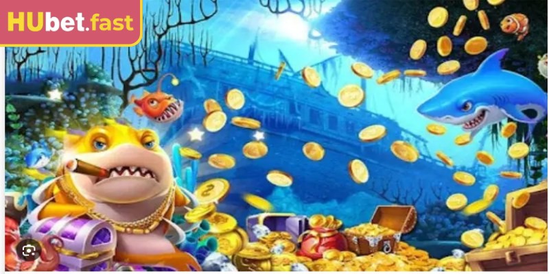 Jackpot Vua Đại Dương Hubet nổi bật với hiệu ứng đại dương sống động 