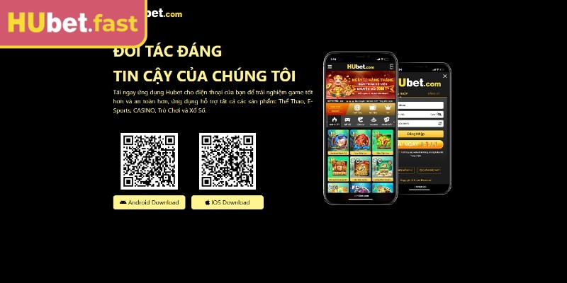 Tải app Hubet giúp trải nghiệm cá cược mượt mà